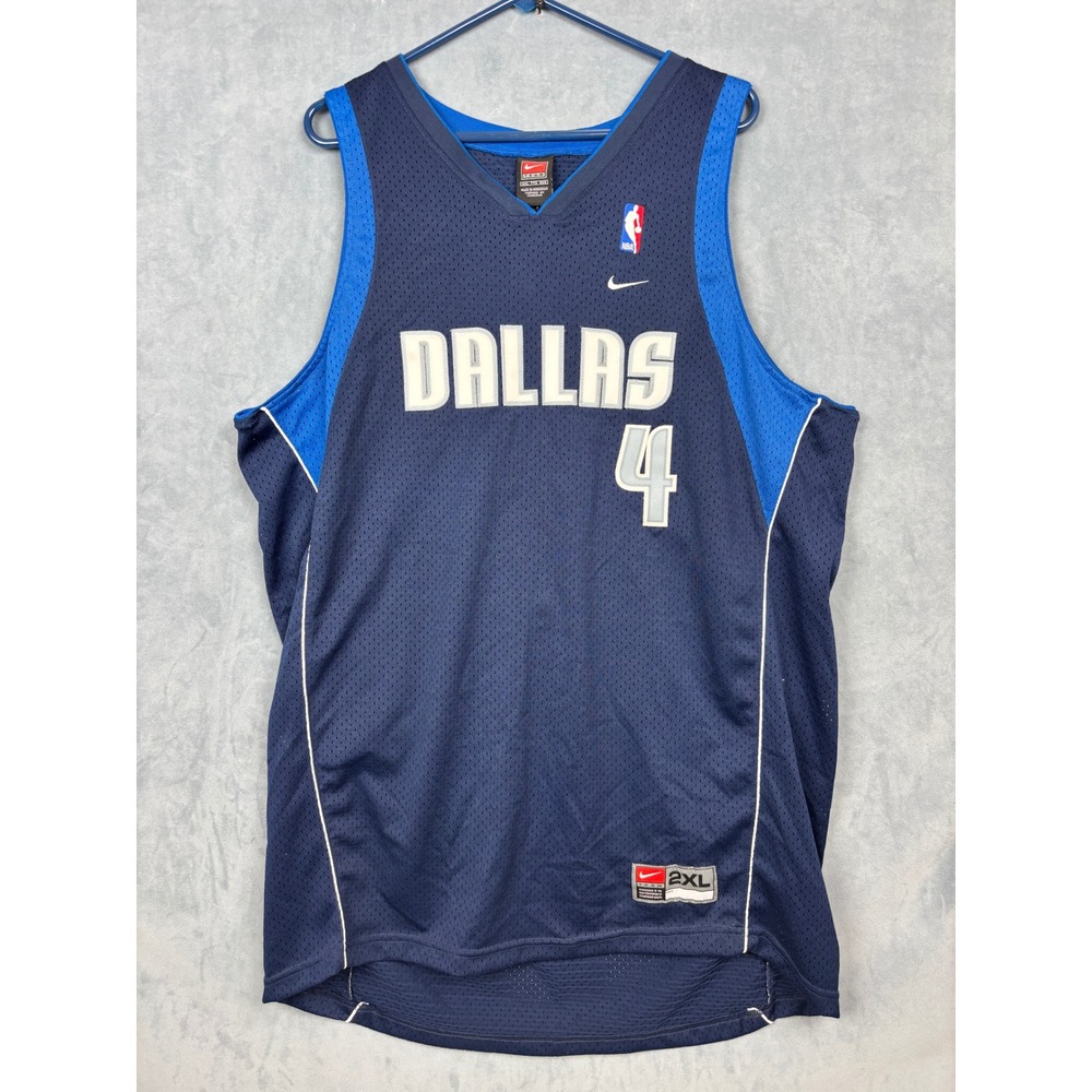 Nike Dallas Mavericks Michael Finley 4 NBA Jersey Navy Blue XXL SP02-HBS